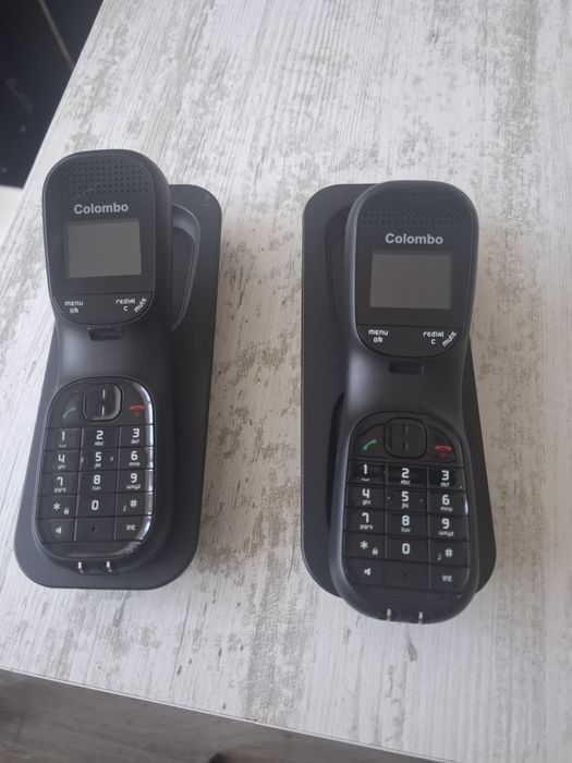 Telefon fix portabil din 2 bucăți