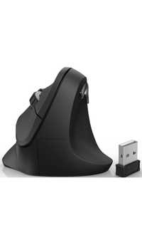 Mouse wireless vertical ergonomic Hama EMW-500, Negru