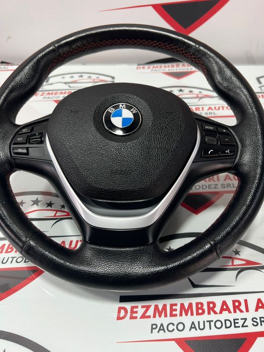 Volan Complet Multifunctional Piele + Airbag Bmw Seria 3,4 F30 F31 F32