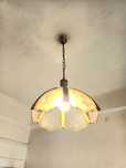 Candelabru sticla pictata