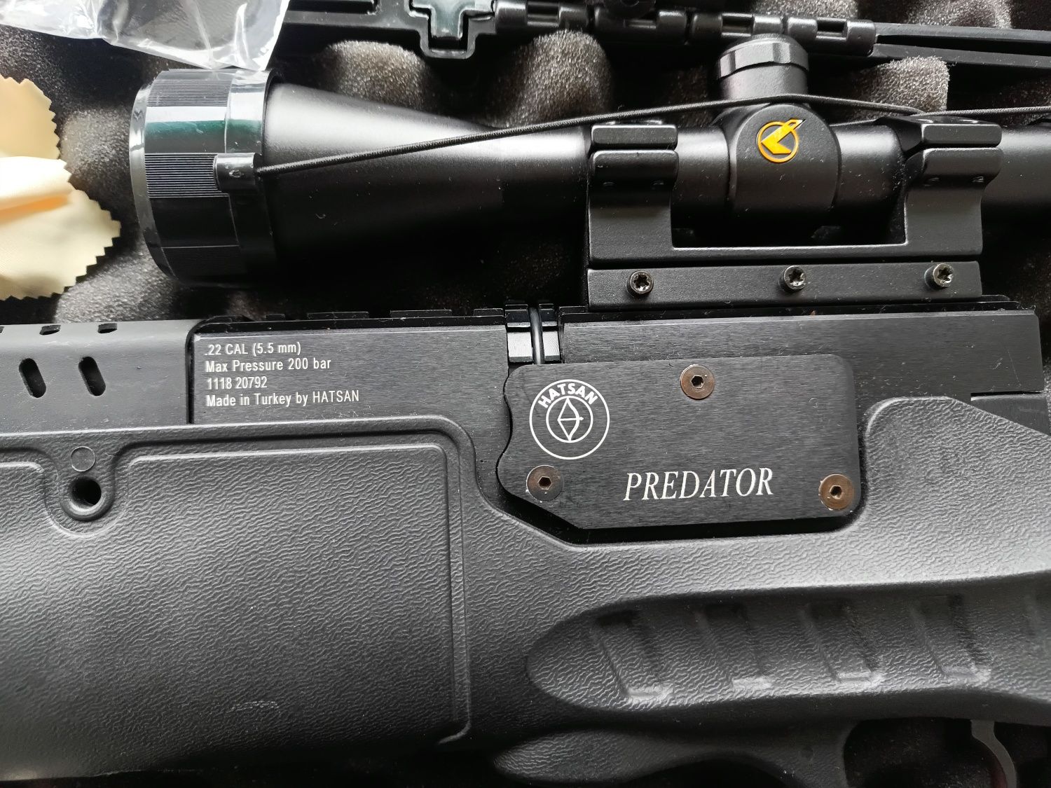Въздушна пушка Hutsan Predator PCP 5.5 58j