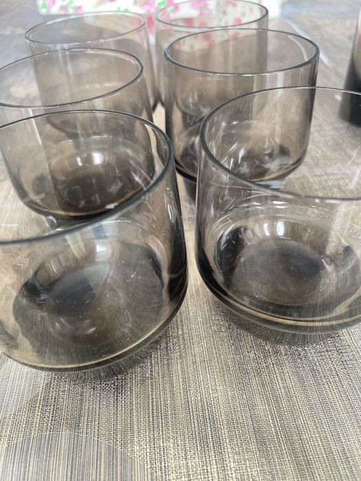 Чаши ниски стъклени