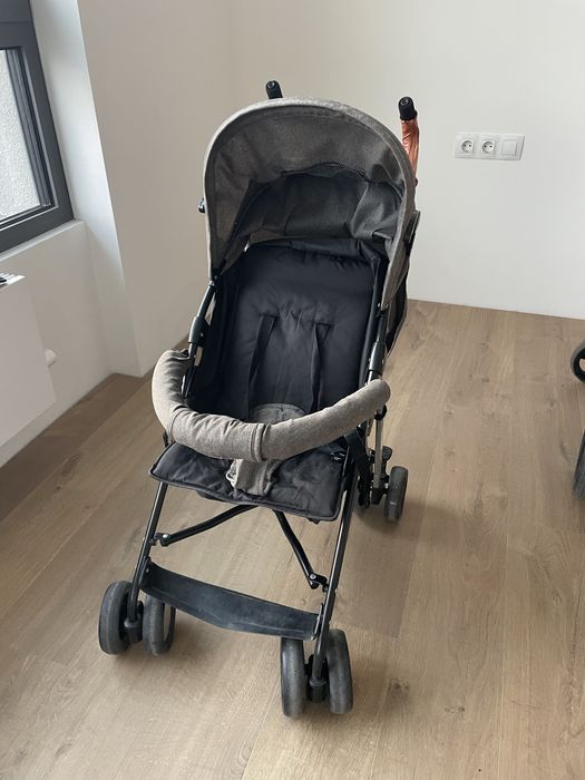 Лятна количка Kikkaboo сгъваема сива