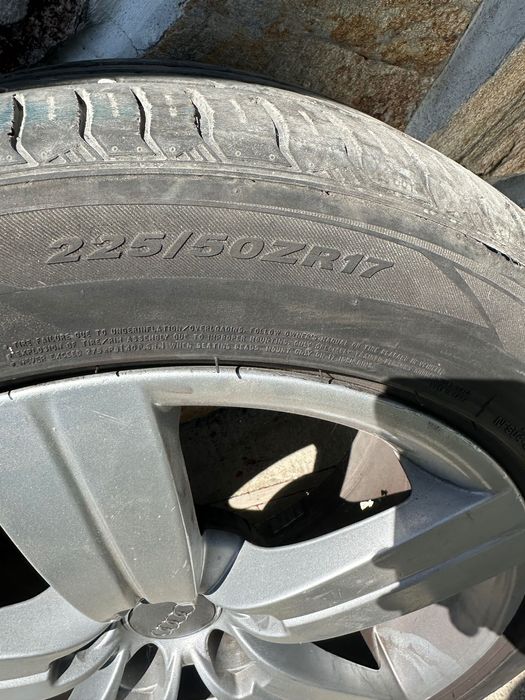 225/50R17 между болтово разстояние 5х112.