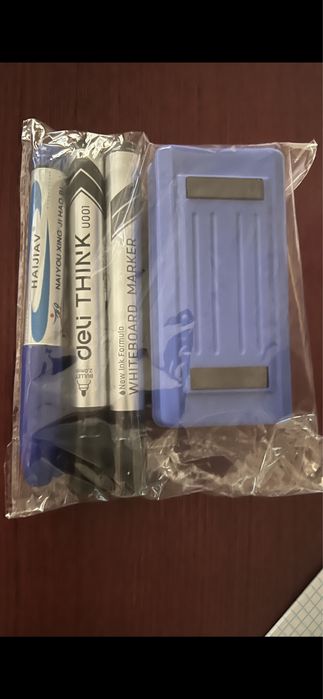 Доска двухсторонная с маркером новая