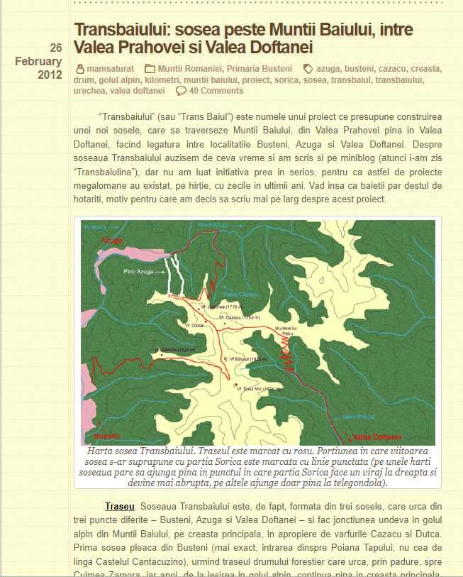 Teren de vanzare Valea Doftanei zona Craite 4853mp
