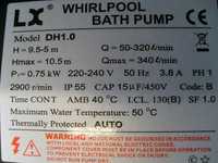 Водяной насос lx whirlpool bath pump dh1.0