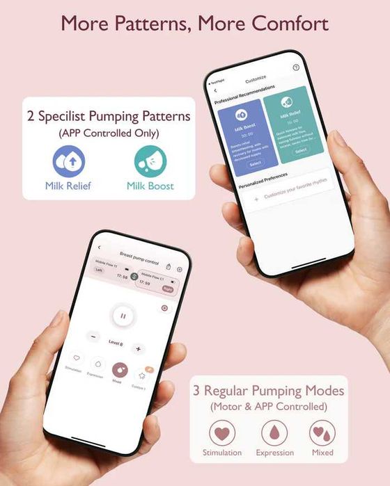 Momcozy M9 - помпа за кърма - двойна, смарт