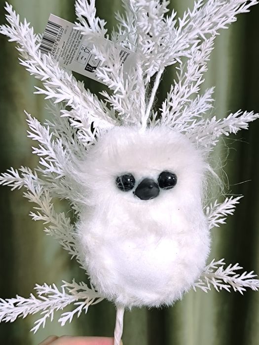 Decorațiuni/ornamente pentru brad/Crăciun (10 bufnițe)