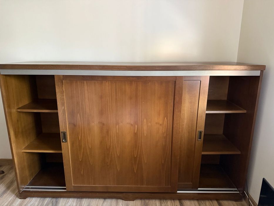 Mobilier complet din lemn masiv de fag + 2 canapele tapitate