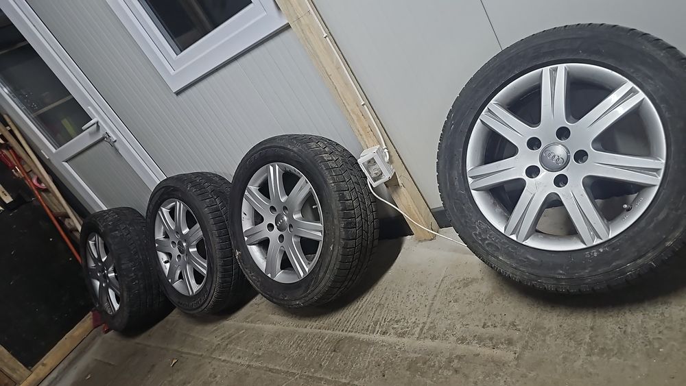 Jante Audi 5×130 R18 compatibile Q7...echipate cu anvelope  Pirelli