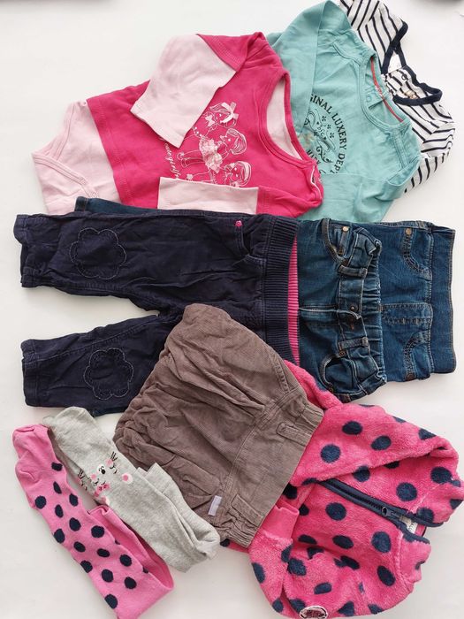 Лот детски дрешки за момиче на 1 годинка