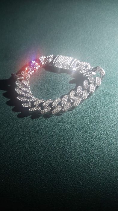 Brățară cuban iced out