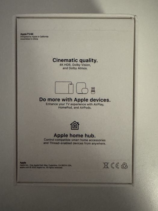 Apple TV 4k 128GB WiFi + Ethernet Factura+Garantie