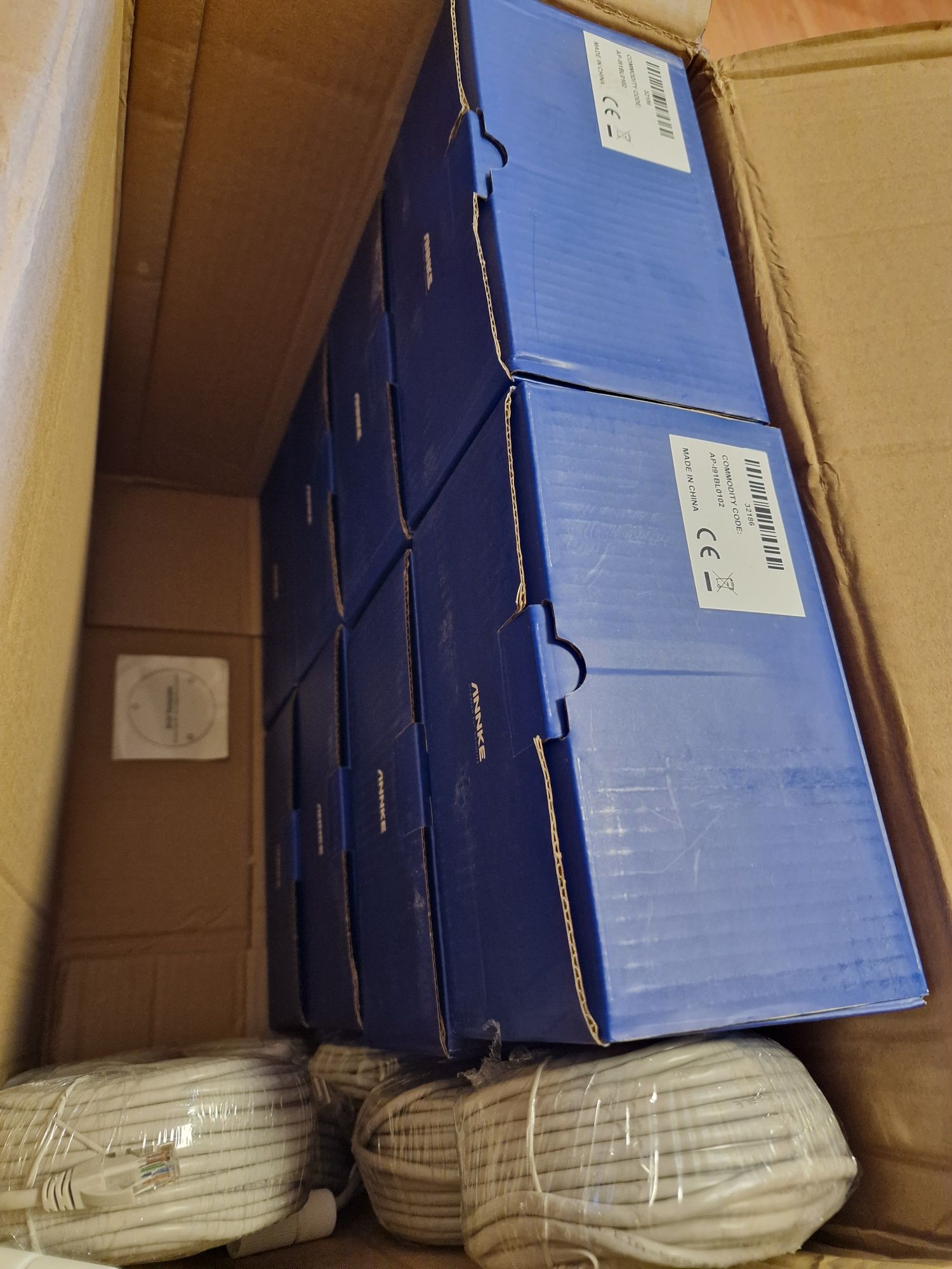 Комплект 4K Annke NVR 4TB + 8 камери I91BL