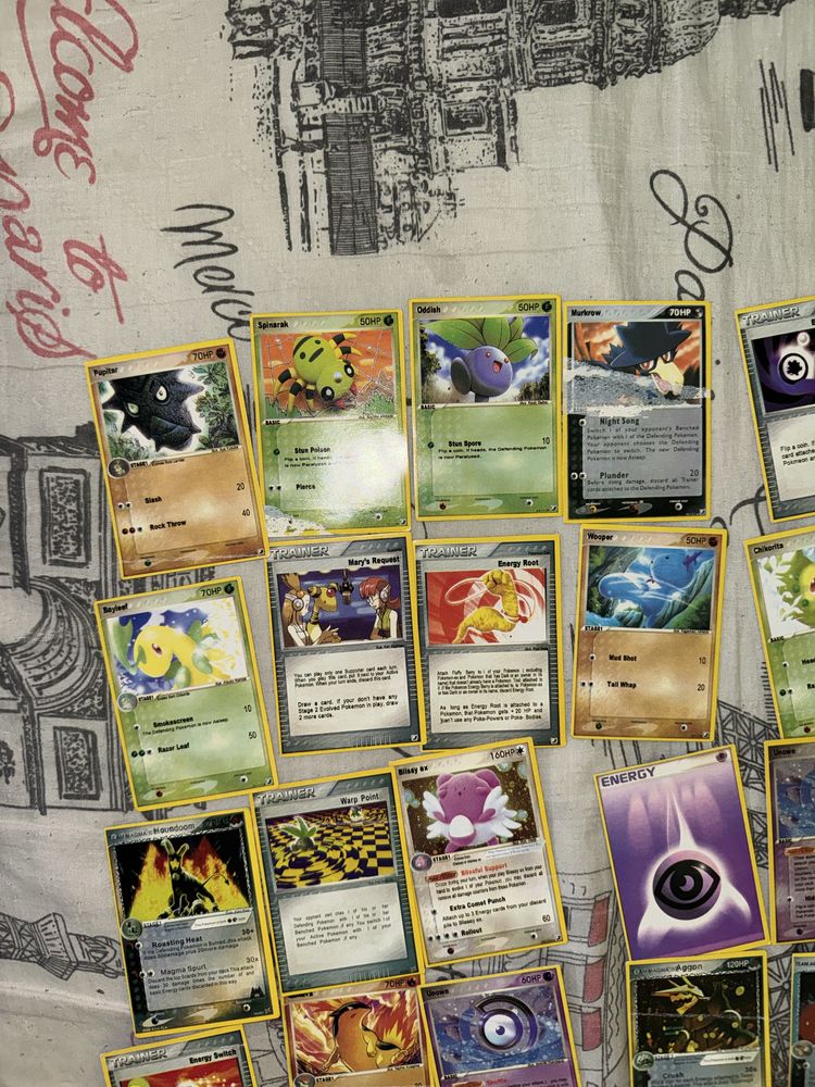 Оригинални Pokémon карти от 2005–2006 + редки EX карти