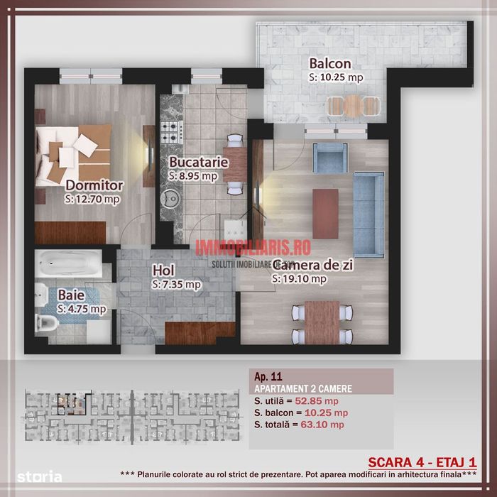 L. Rebreanu-Metrou - Parcare Bonus - Fara Comision