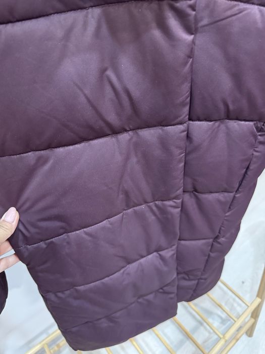 Дълго зимно  яке reserved,zara ,mango цвят бургунди
