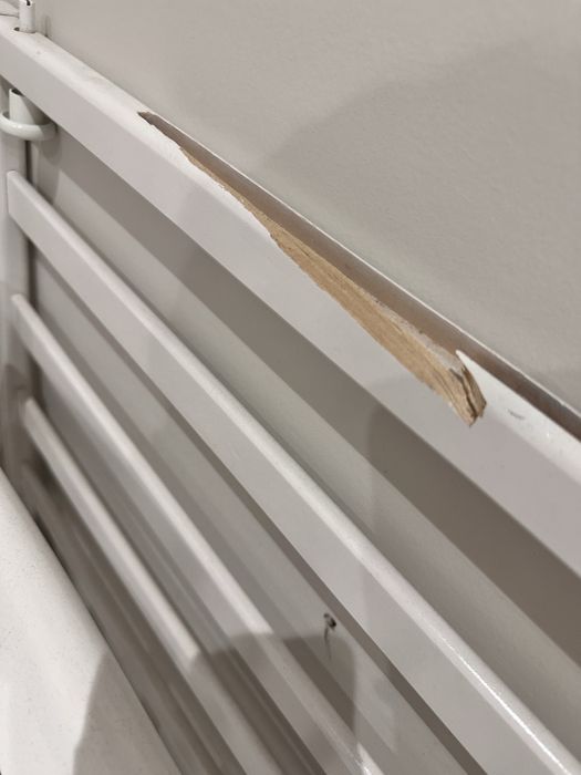 Манеж из дерева белого цвета о