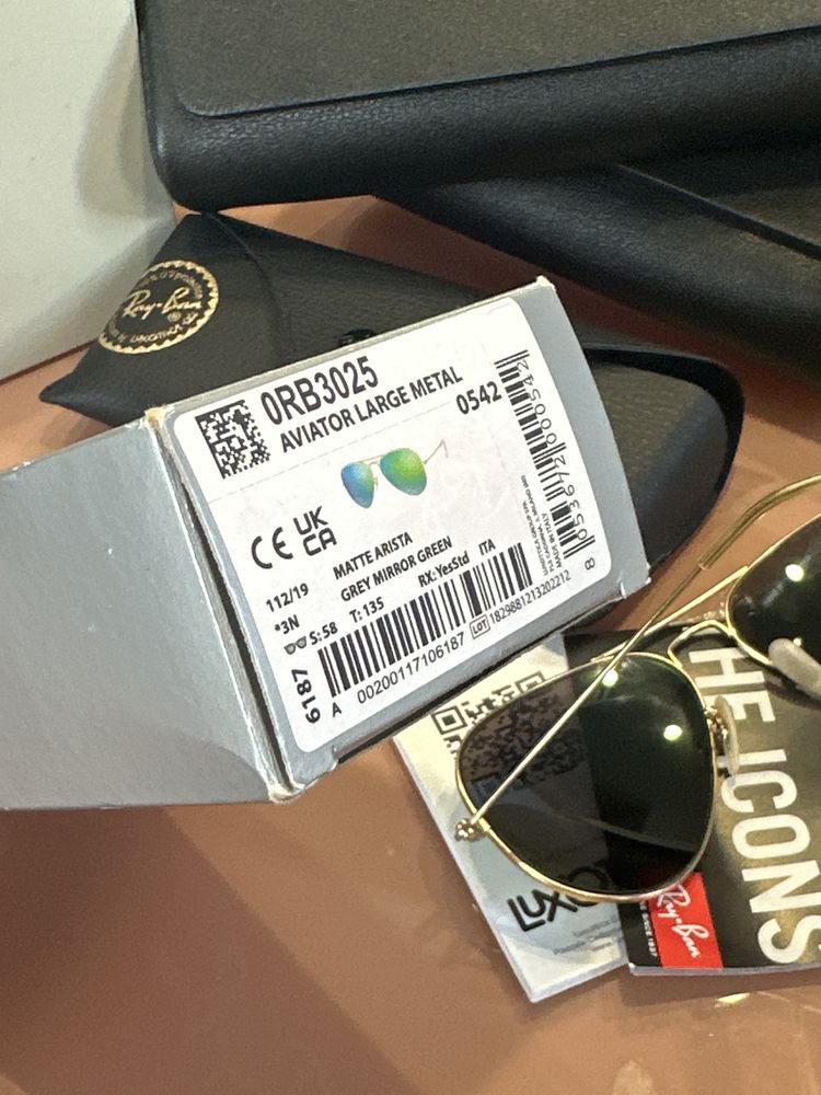 Оригинални очила Ray Ban Aviator Large Metal