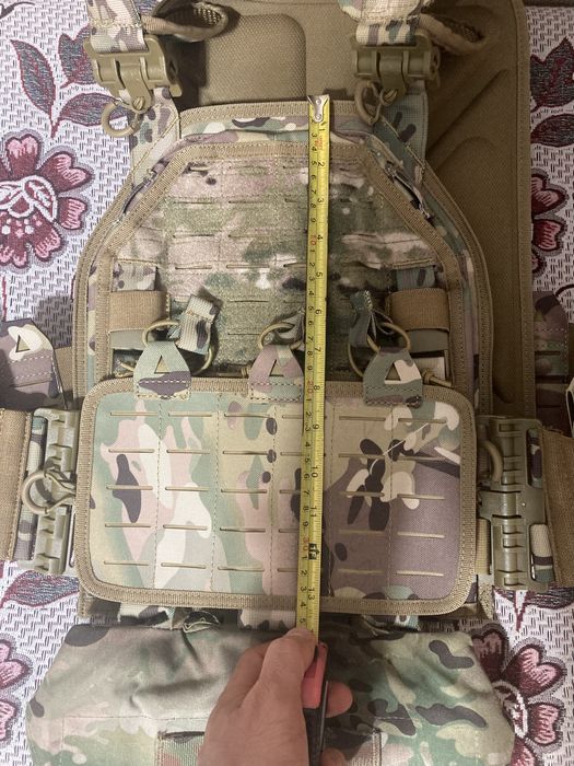 Plate carrier + protectie inghinala