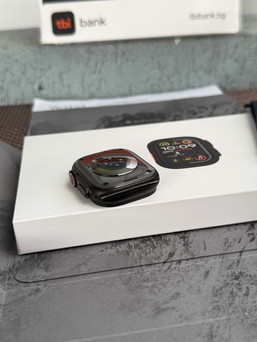 НОВ! 24М Гар. Apple Watch ULTRA 2 Лизинг от 45лв/м 49mm Black Titanium