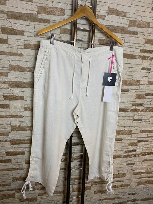 Pantaloni amestec in cu broderie buzunare V by Very - marime XL