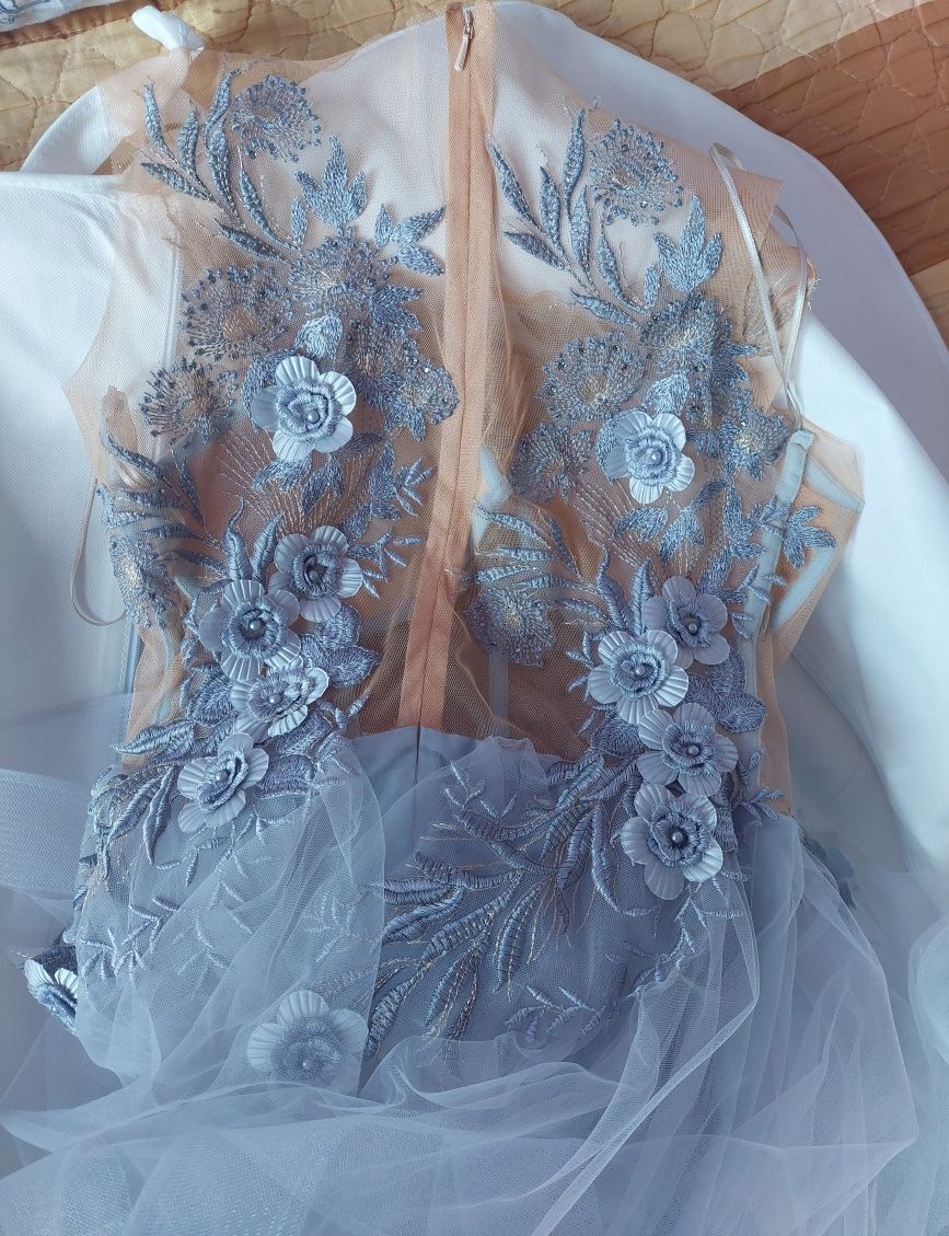 Бутикова бална рокля - Blue Daisy, Maison Estrella