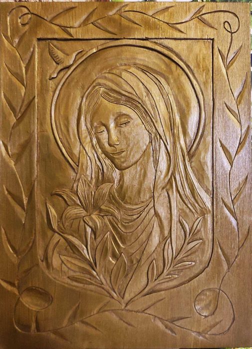 Дърворезба Богородица