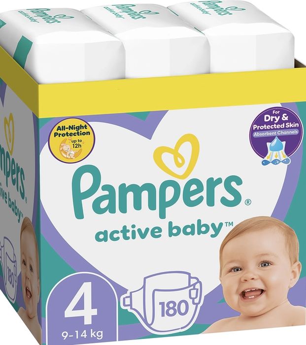 Pampers nr4 180 buc