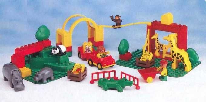 Parcul animalelor Lego Duplo 2667, vintage