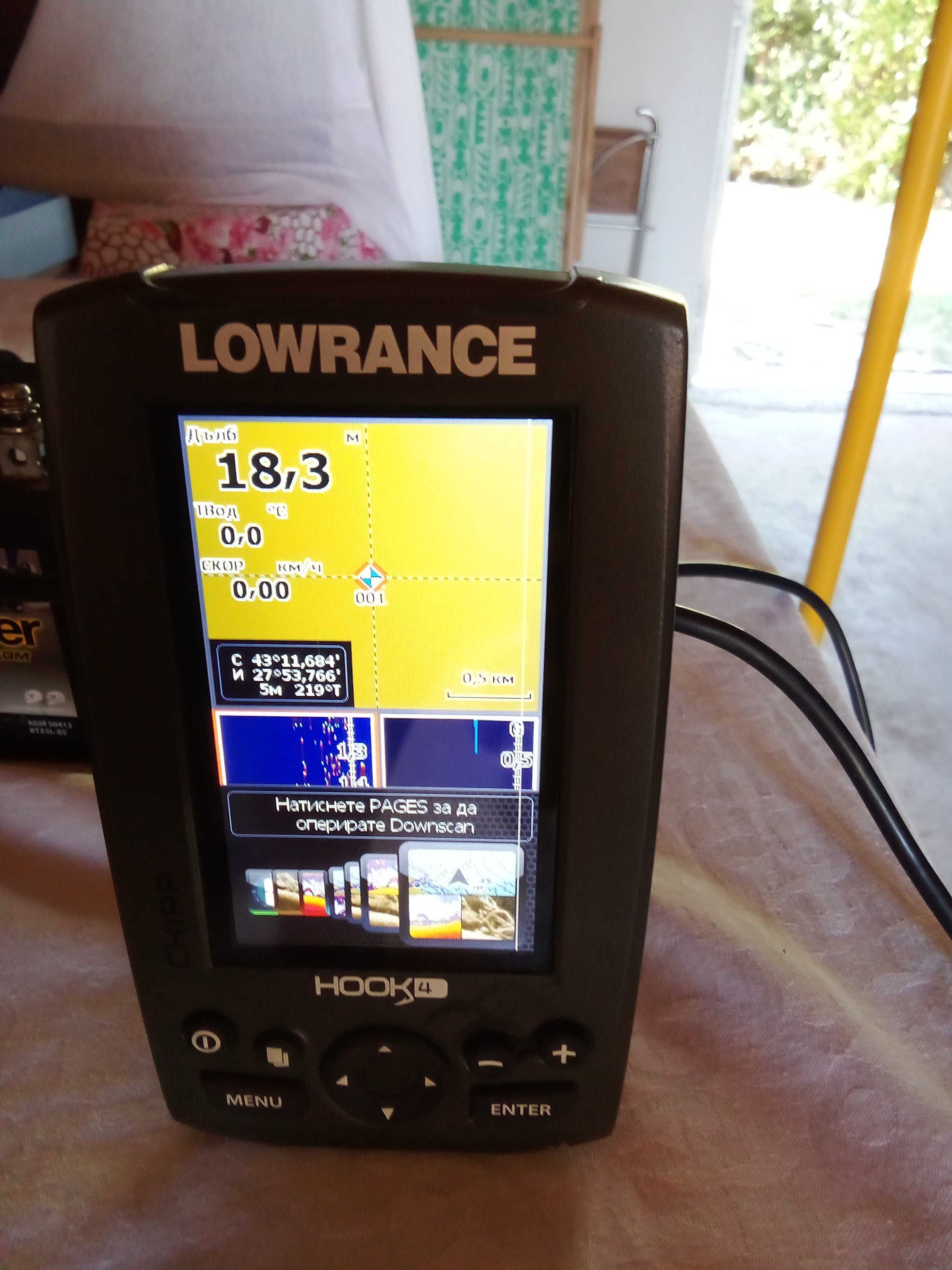 Ехолот за риболов Lowrance Hook4