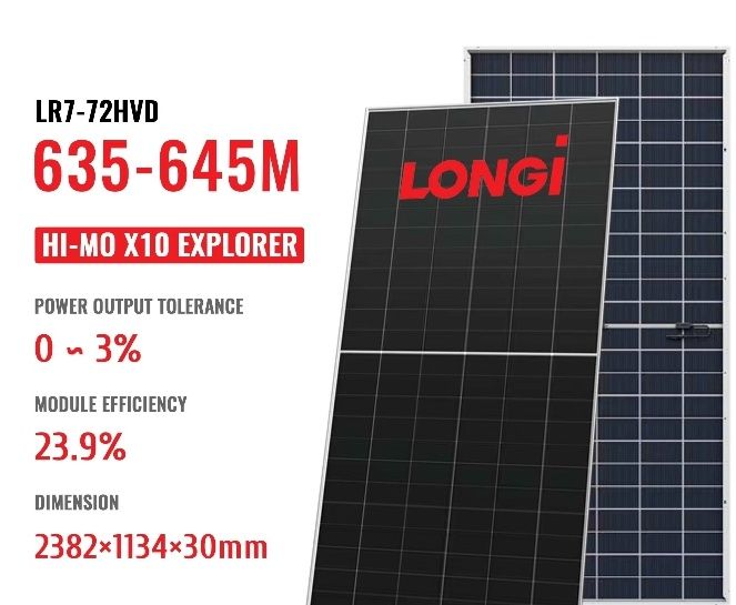 Longi himox10 va jenko panellarimiz mavjud