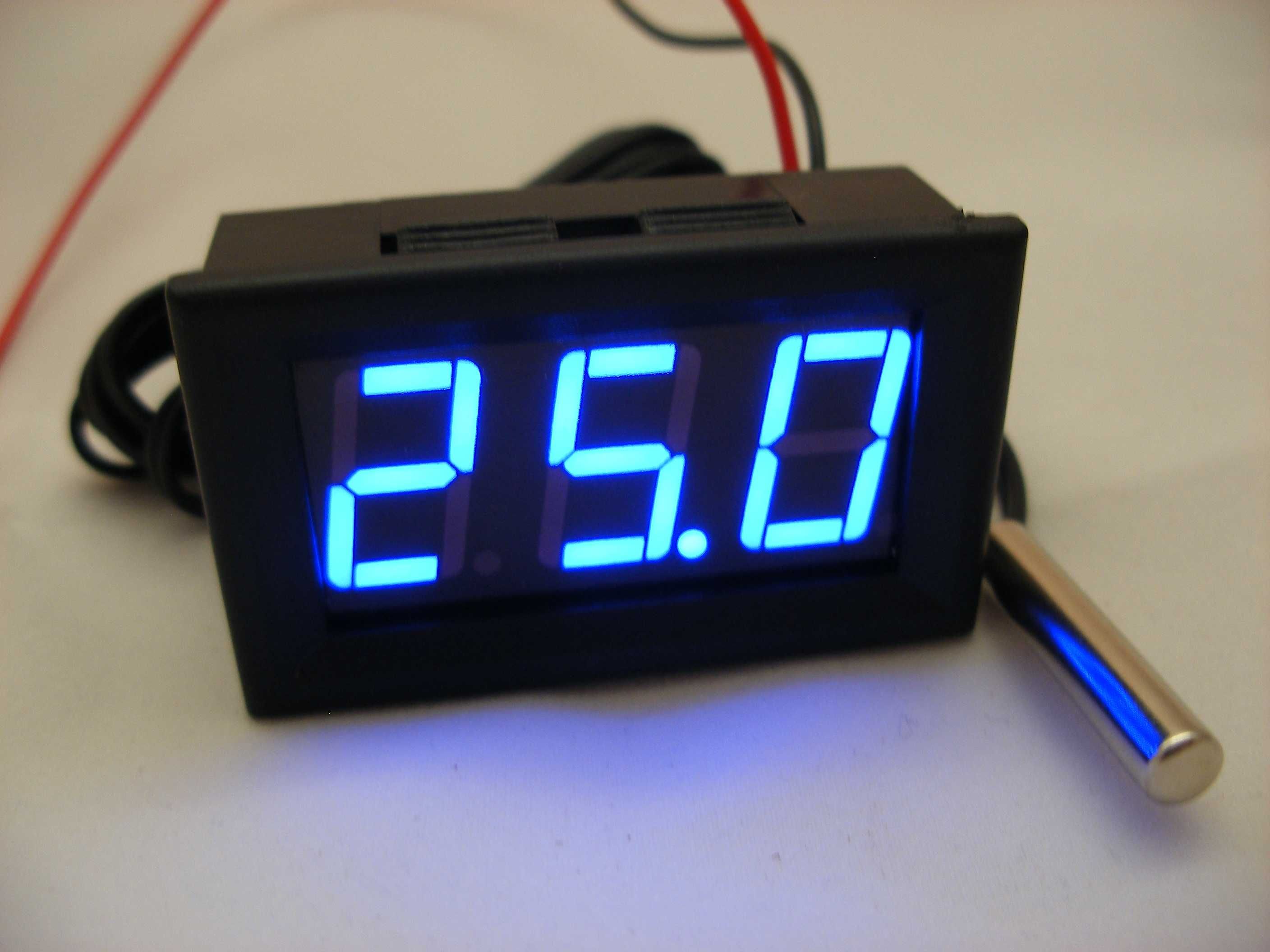 Панелен LCD термометър -50- +110 със сонда автомобил хладилник витрина
