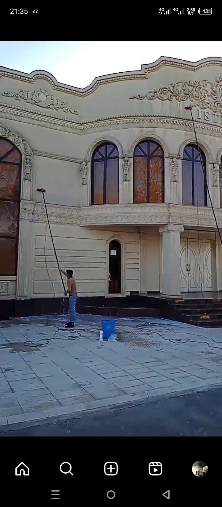 FASAD MOYKA  oyna yuvish  fasad yuvish