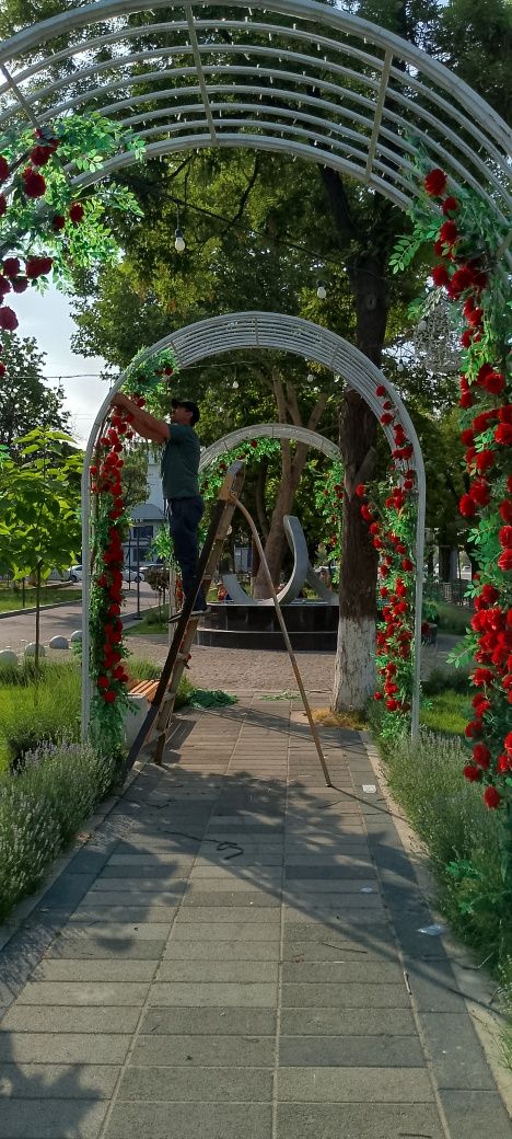 Суний гуллар. Декоративные растения. Искусственные деревья