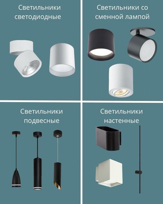 Споты разных видов