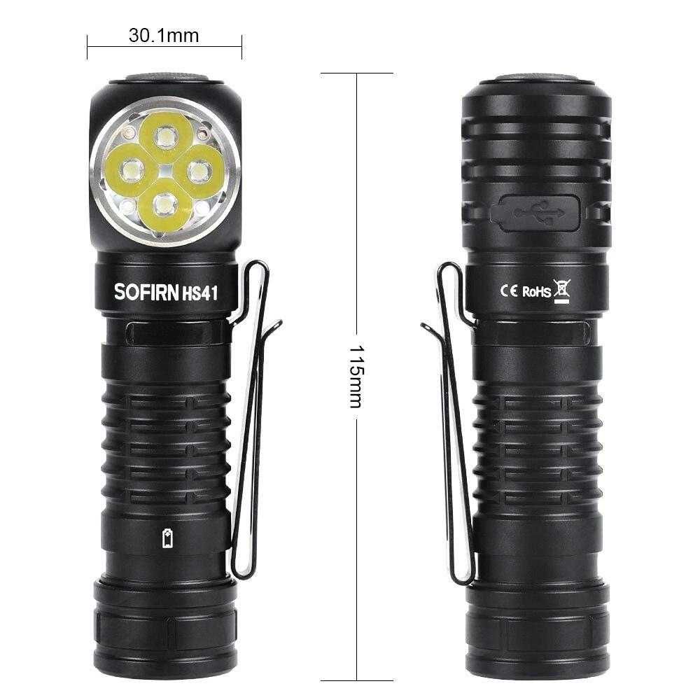 Lanterna frontala LED Sofirn HS41 4000 lumeni