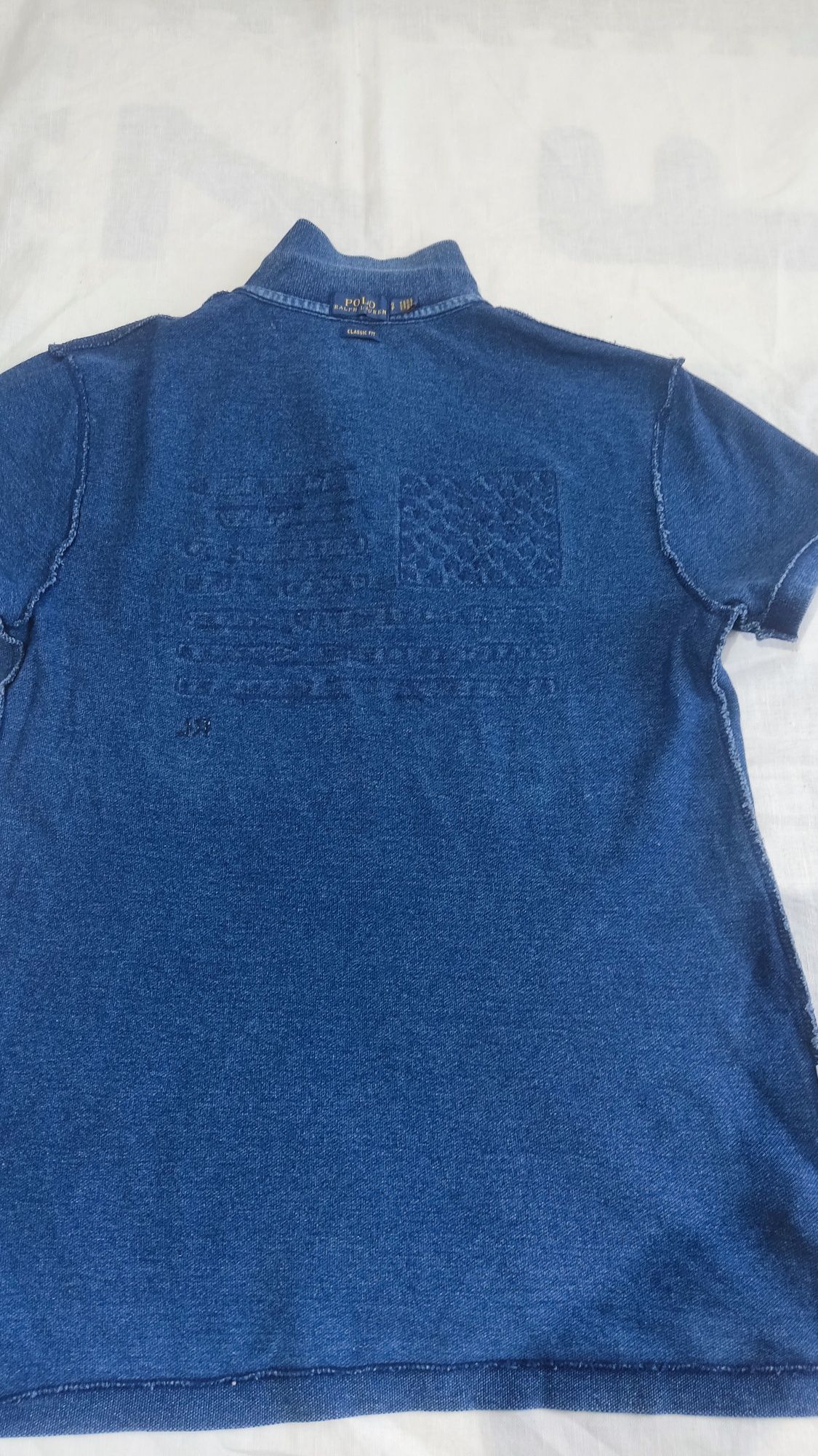Tricou POLO Ralph Lauren mărimea S bărbat material prespălat vintage