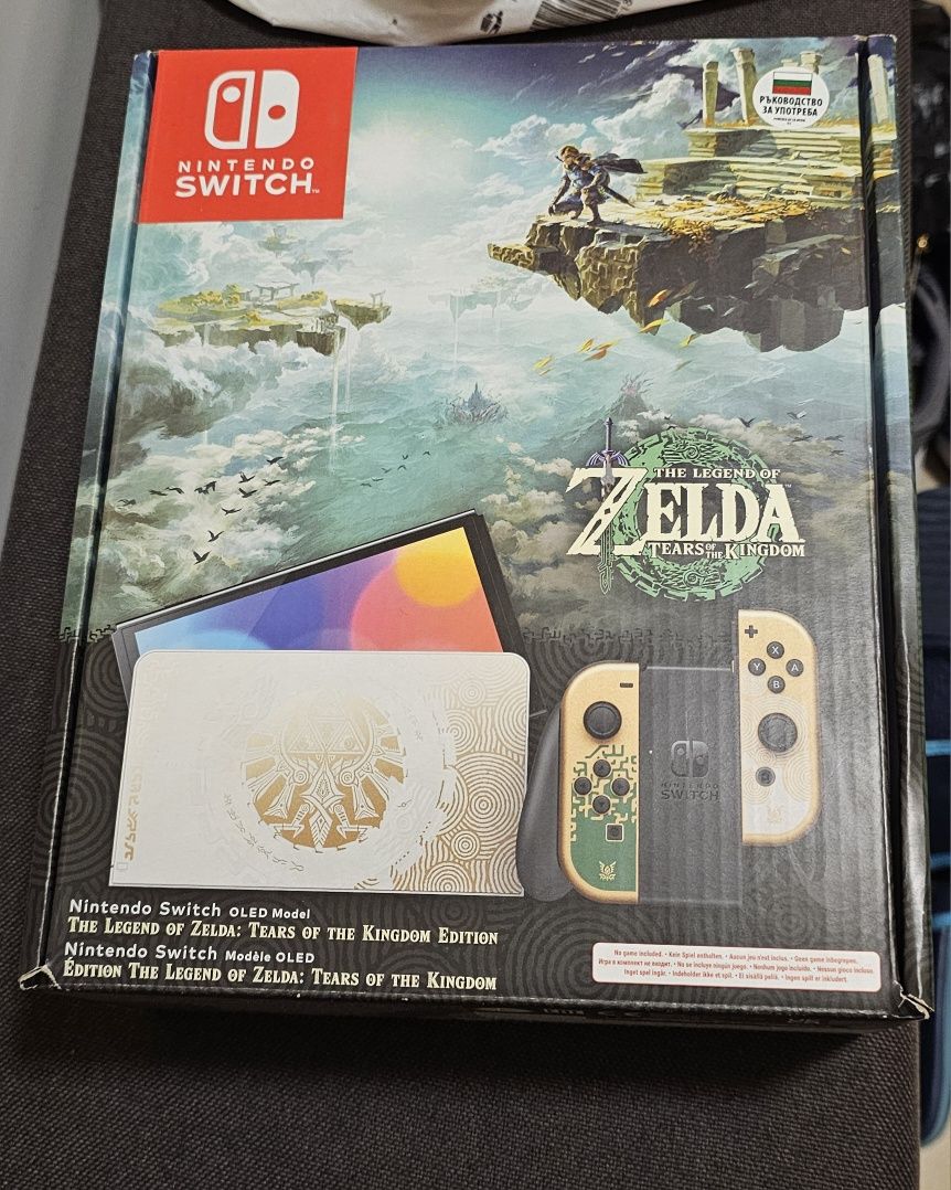 ЗАПЕЧАТАНА Nintendo Switch OLED - The Legend of Zelda: Tears of the Ki
