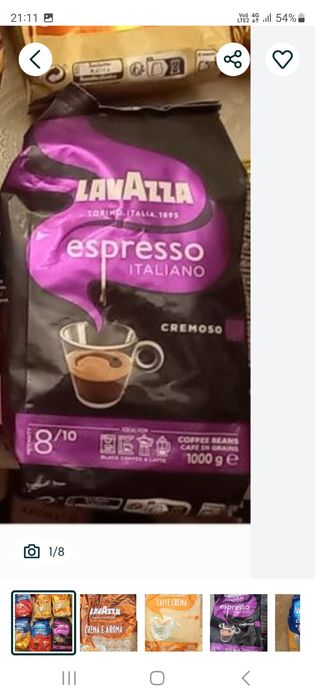 Cafea   lavazza  boabe