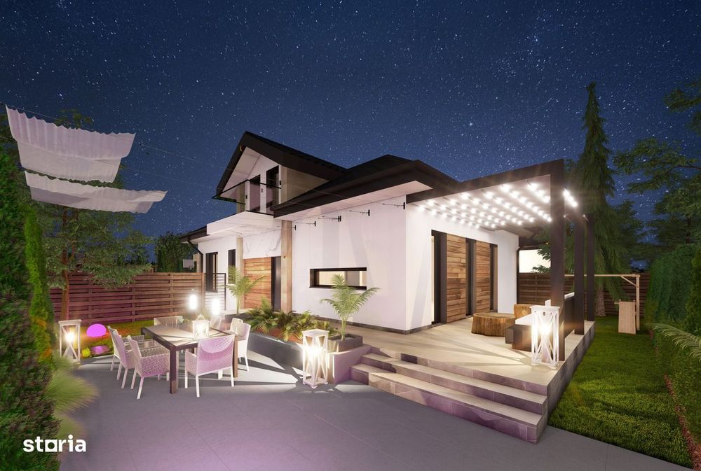 Casa P+M cu sistem HVAC | Panouri fotovoltaice si pompa de caldura