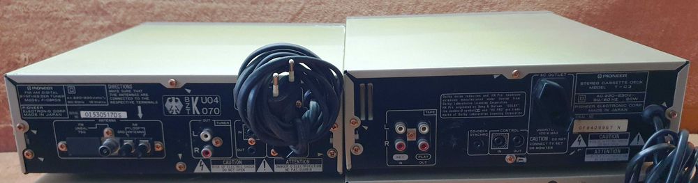 Pioneer A-C5 statie, PD-C5 CD player, F-C5RDS tuner, T-C5 Deck.