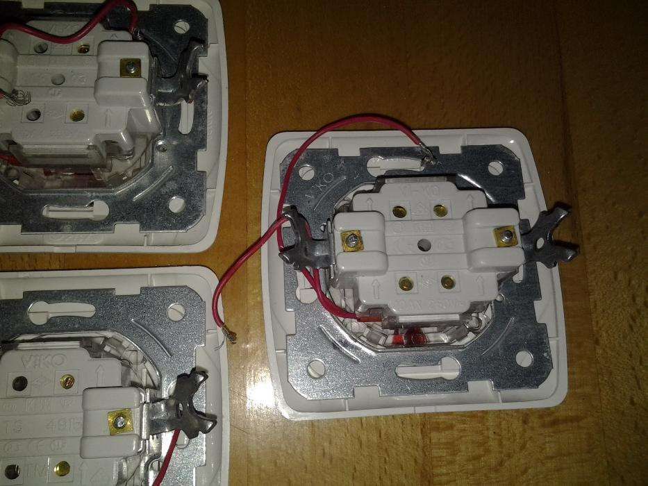 Intrerupator cu led dublu - simplu