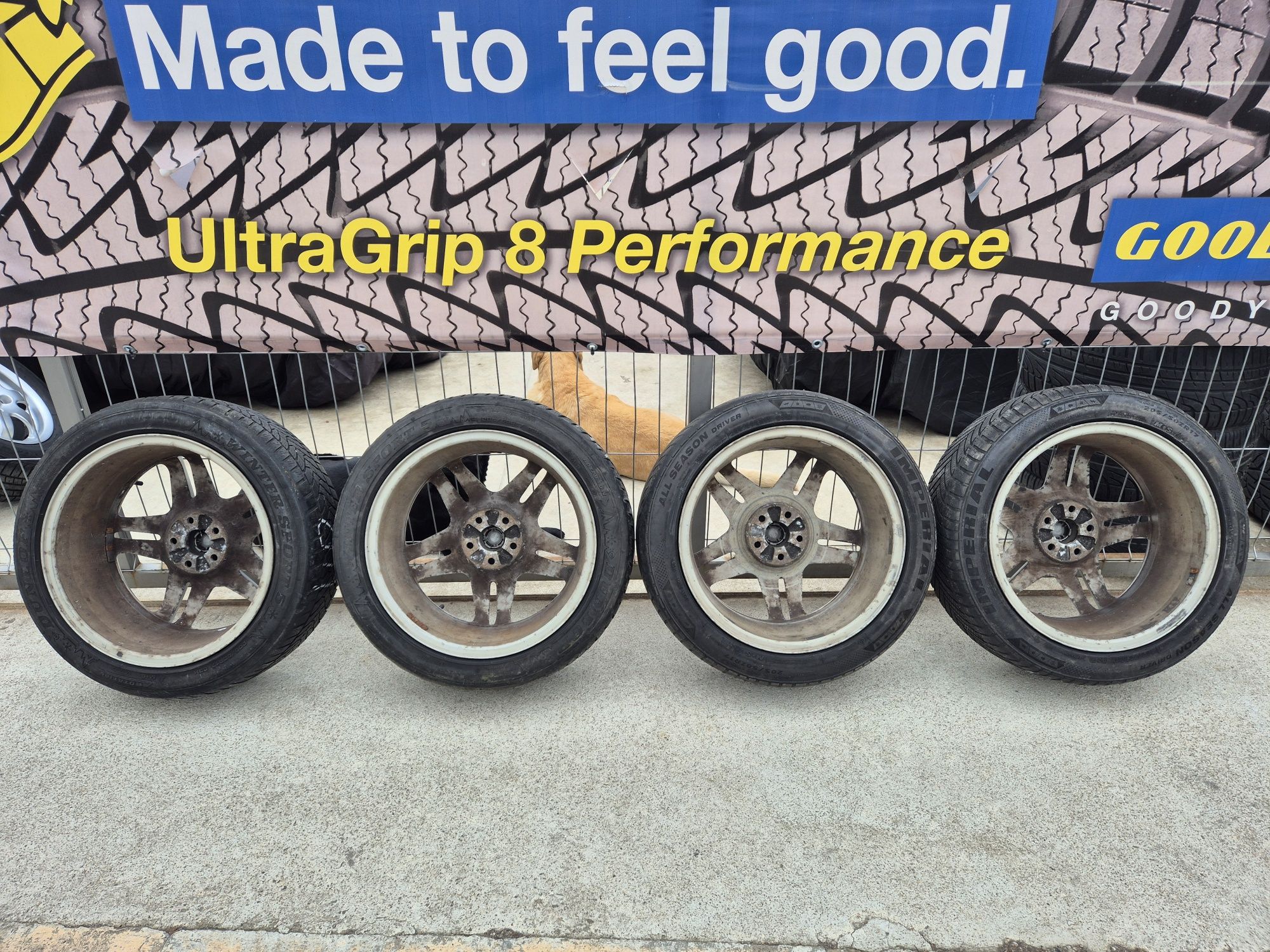 Джанти Speedline 17 цола , 5х100 , 7j , et38 , 205/50/17 Vw Skoda Seat