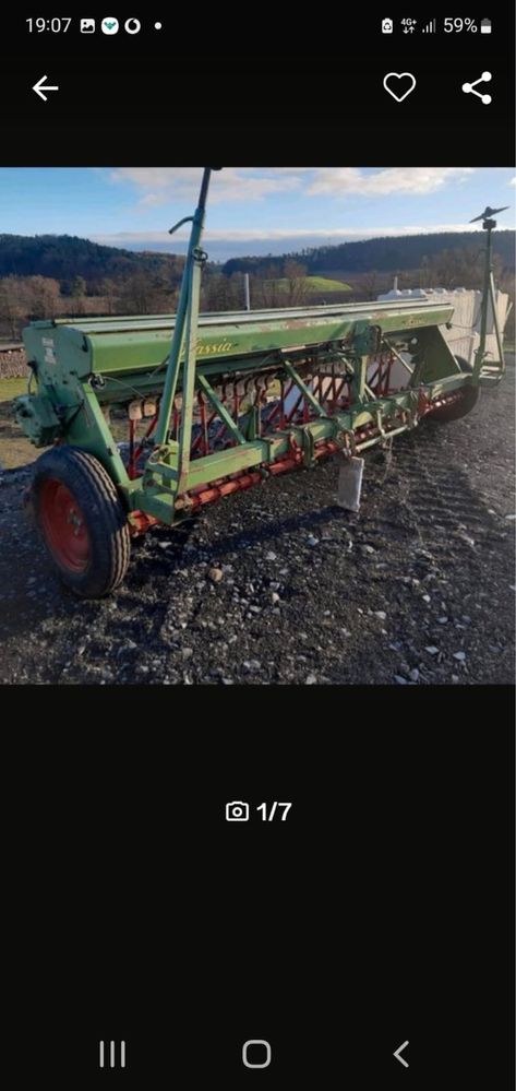 Semanatoare paioase,lucerna grau hassia 3m sau 4
