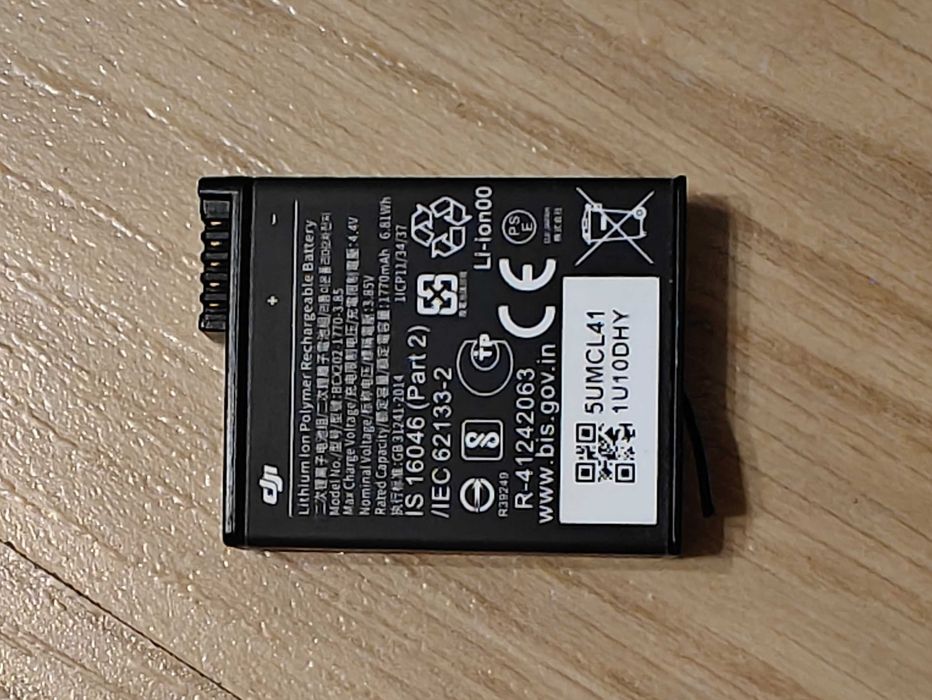 DJI Osmo Action 4+ допълнителна усилена оригинална батерия + аксесоари