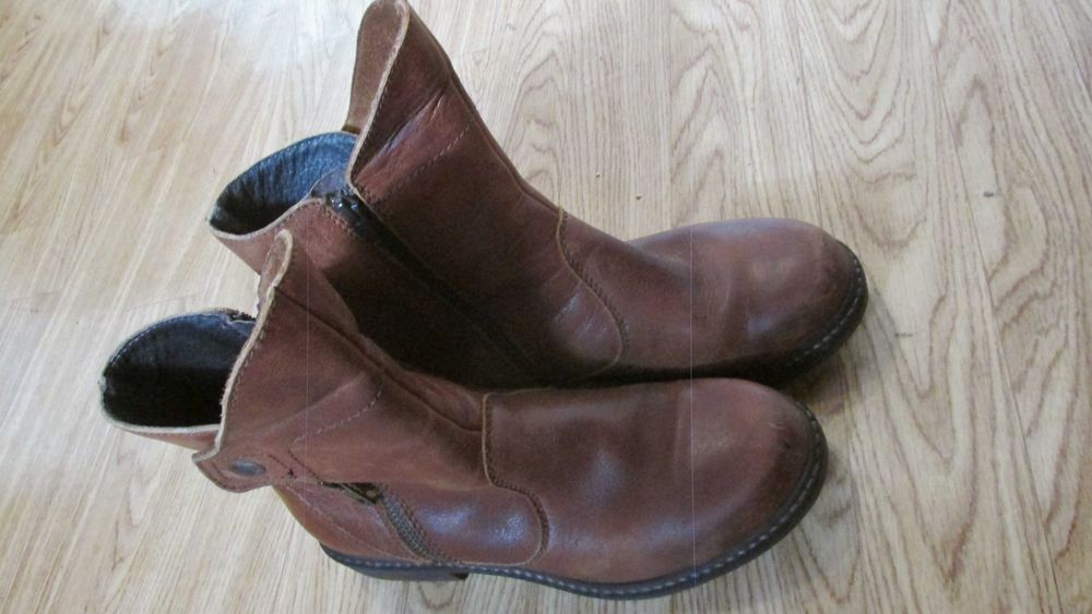 MANAS     Оригинални , Яки , Кожени  Ботуши  - Дамски   №   36