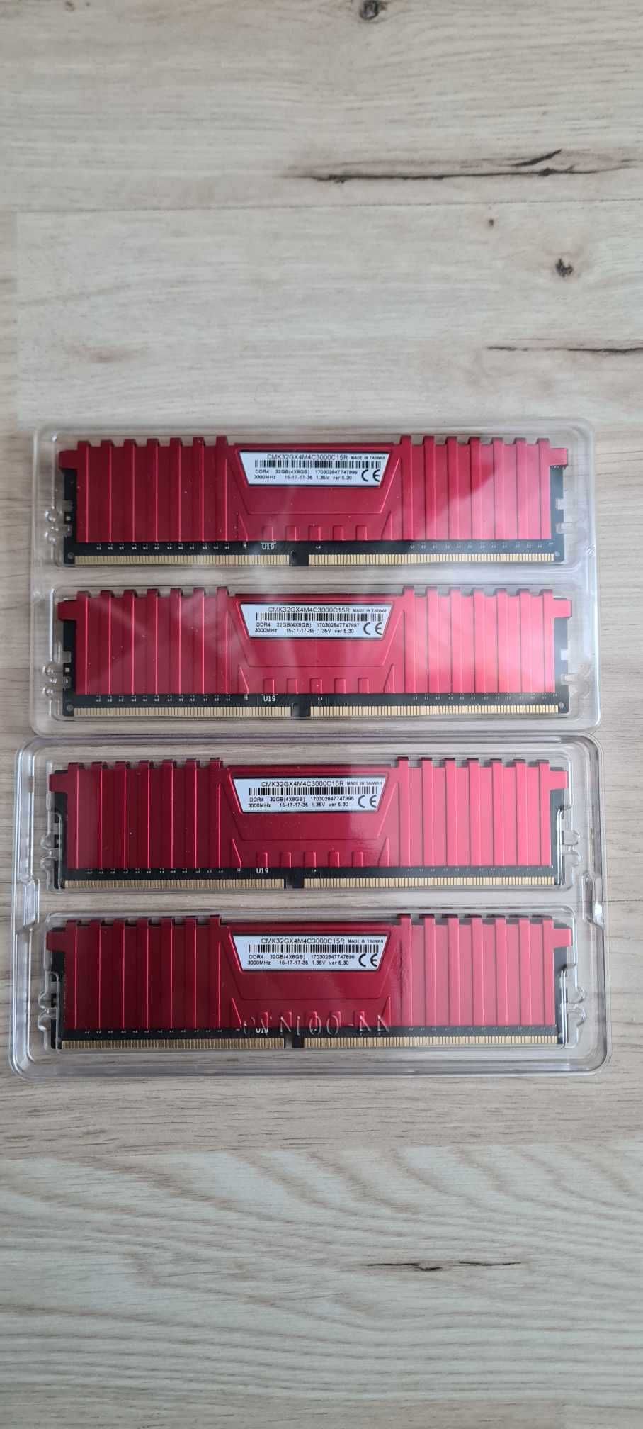 Memorie Corsair Vengeance  32GB (4x8GB), DDR4, 3000MHz