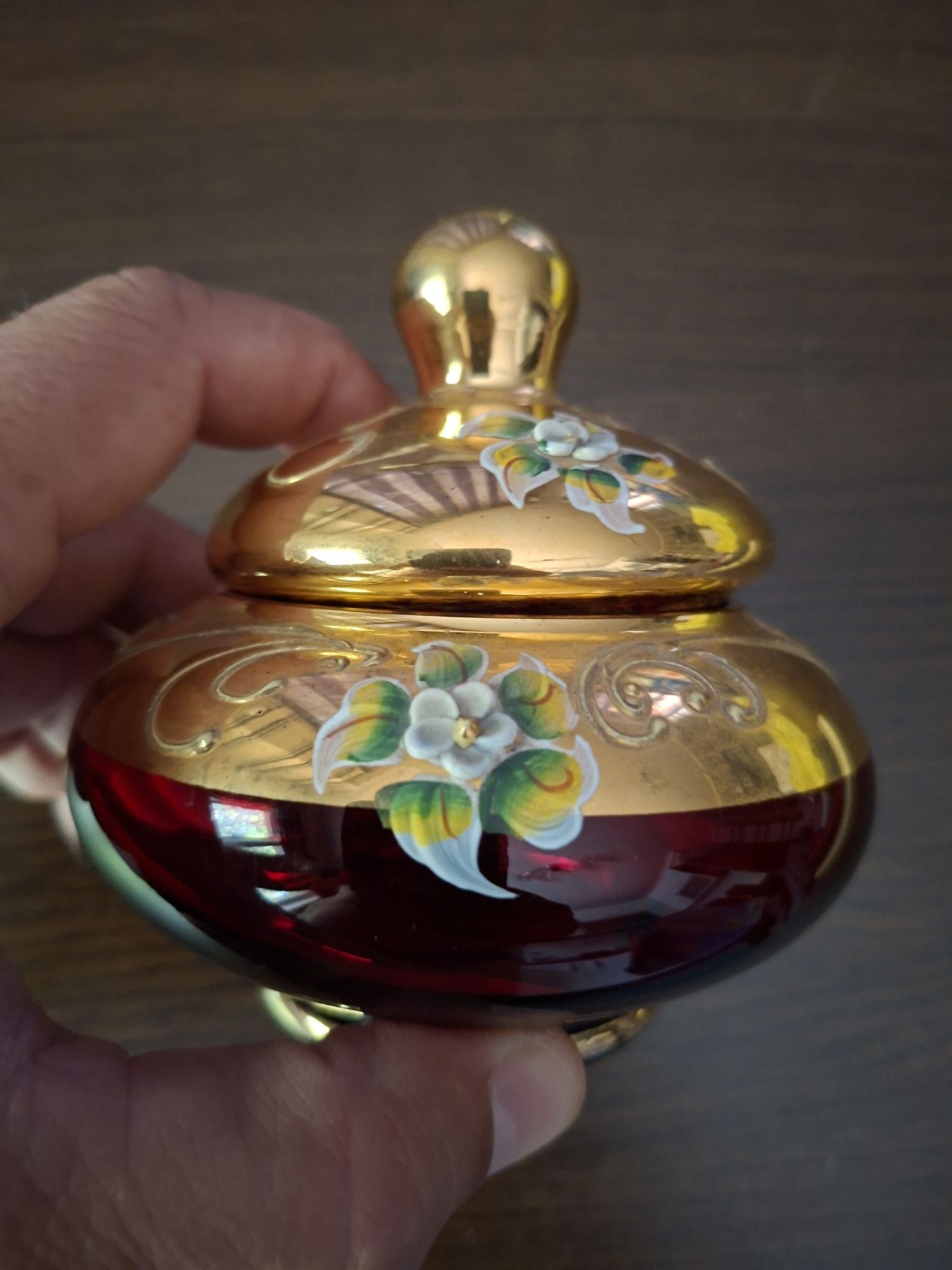 Старинна захарница Бохемия
